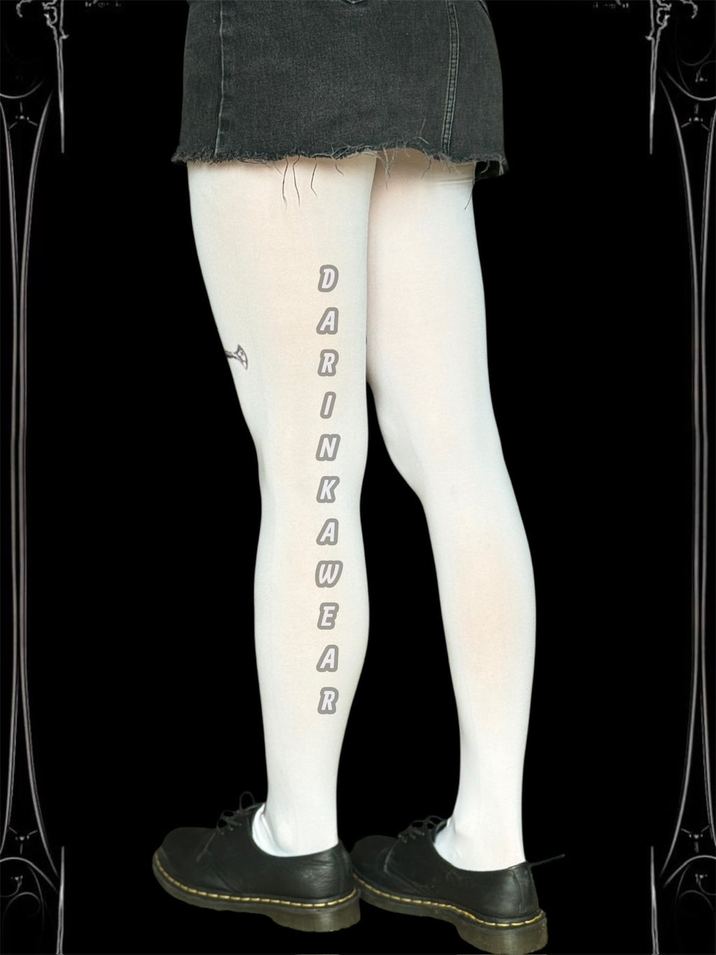 Sword Print Tights, Gothic Dagger Tights