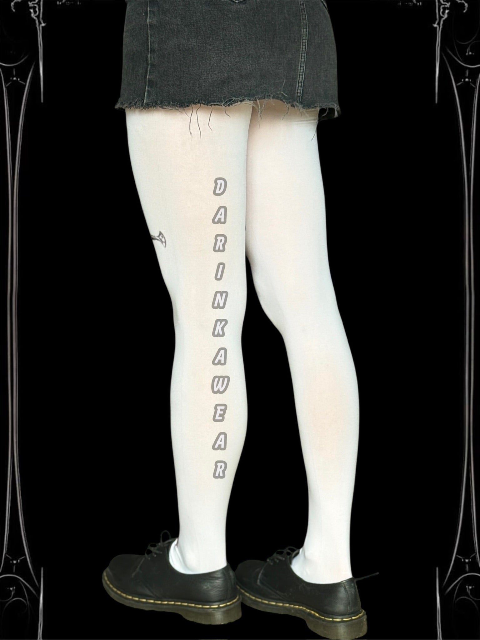Sword Print Tights, Gothic Dagger Tights