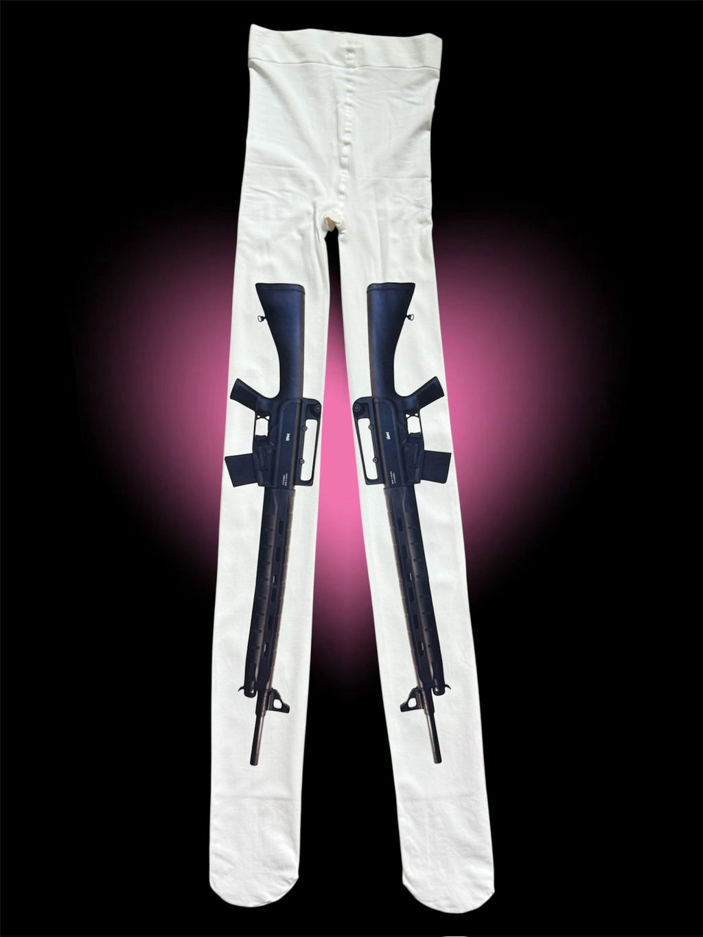 Gun Print Tights – Y2K Grunge Alt Aesthetic tights