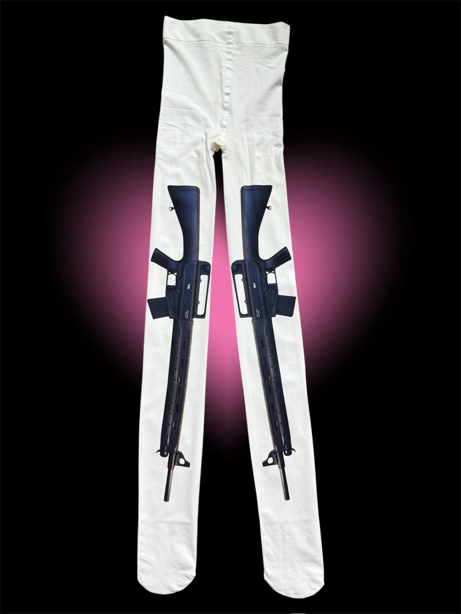 Gun Print Tights – Y2K Grunge Alt Aesthetic tights