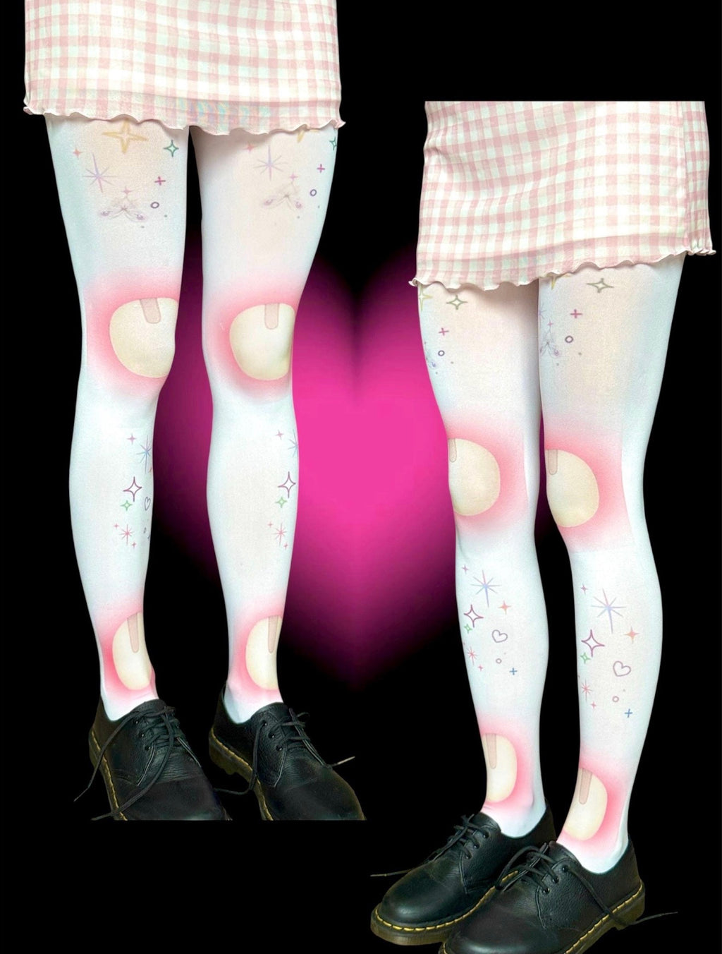 Y2K Doll Joint Tights – Kawaii Dollcore Stockings | Fairy Kei Coquette Alt Goth Legwear