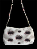 Y2K Eye Print Shoulder Bag – Surreal Aesthetic Purse, Creepy Cute Handbag
