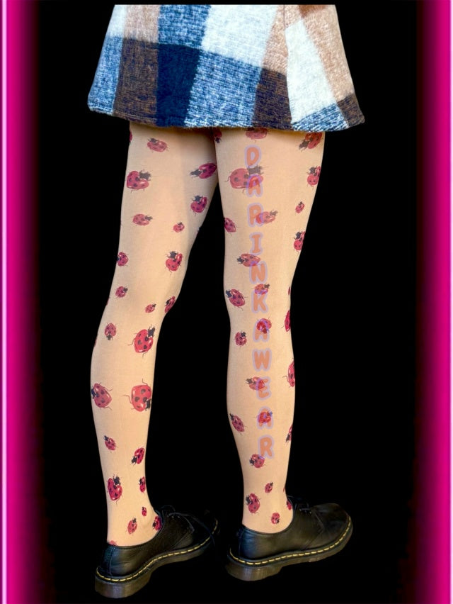 Ladybug Tights – Personalized Cute Y2K Aesthetic Pantyhose