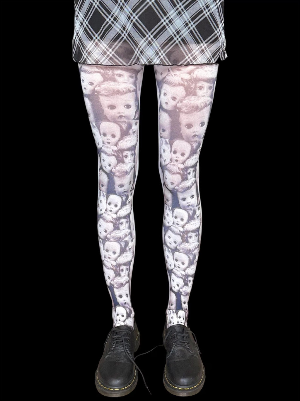 Doll Face Tights — Creepy Cute Statement Tights