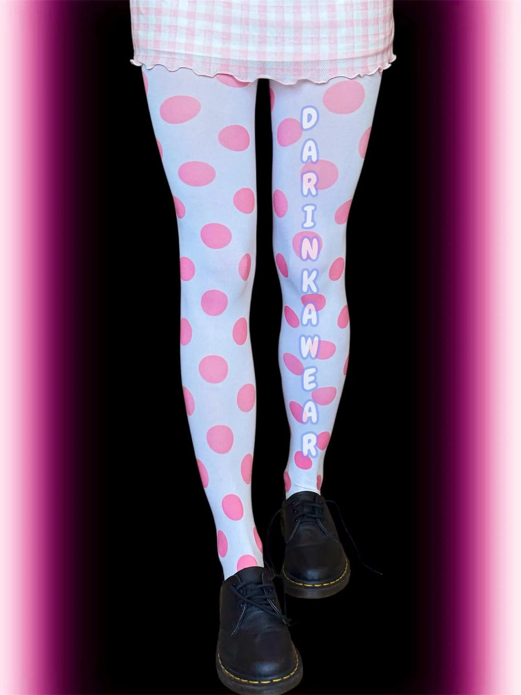 Pastel Polka Dot Tights – Cute Y2K Candycore Pantyhose