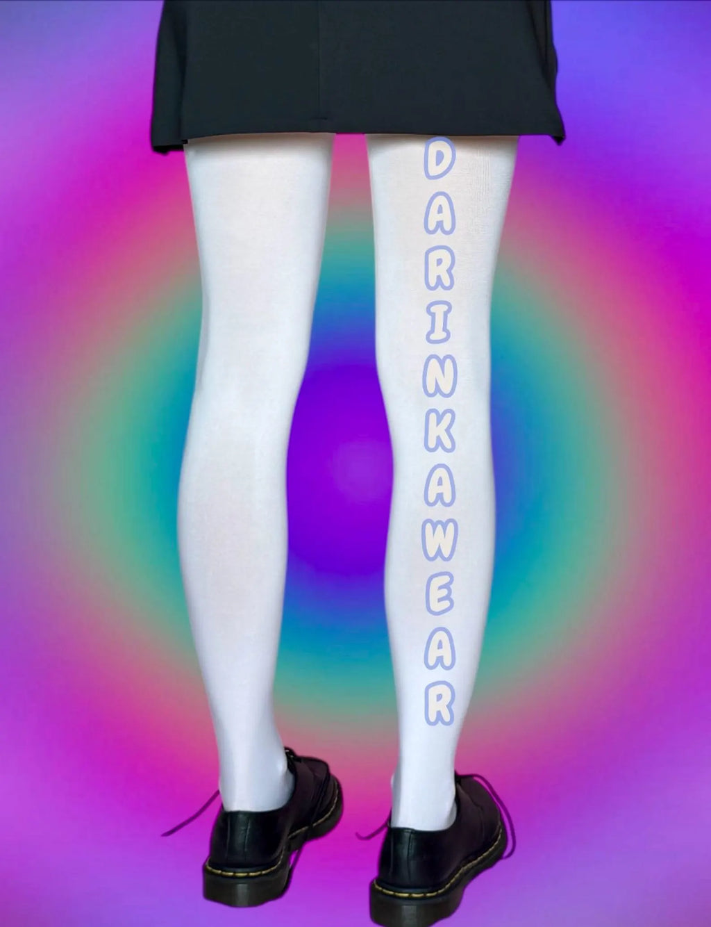 Centipede Tattoo Tights – Dark Gothic Y2K Statement Pantyhose