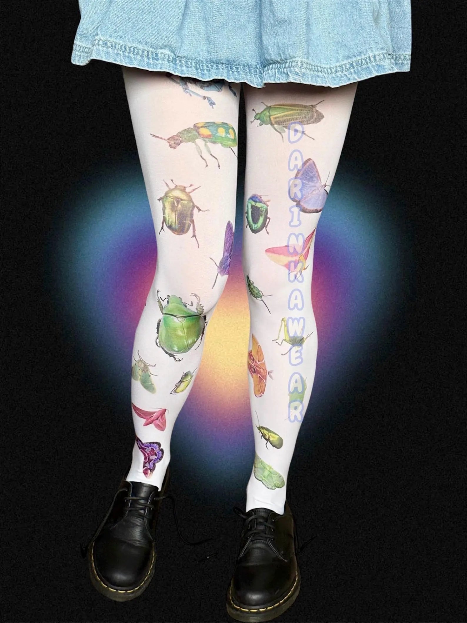 Insect Tights | Bug Print Tights | Fairycore Tights | Cottagecore Tights
